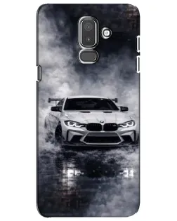 Чехол для Samsung Galaxy J8 2018 (J810) с картинкой «BMW сквозь туман»