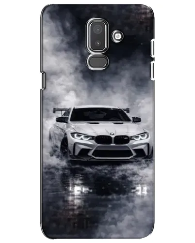 Чехол для Samsung Galaxy J8 2018 (J810) с картинкой «BMW сквозь туман»