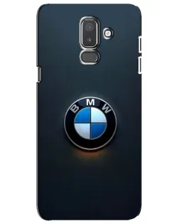 Чехол для Samsung Galaxy J8 2018 (J810) с картинкой «Логотип BMW — минимализм»