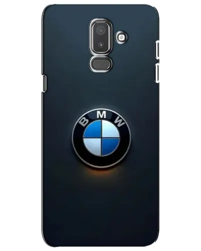 Чехол для Samsung Galaxy J8 2018 (J810) с картинкой «Логотип BMW — минимализм»