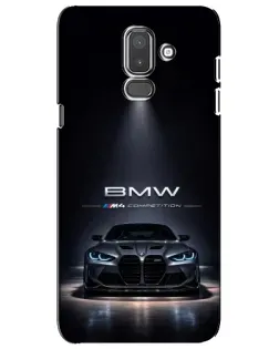 Чохол для Samsung Galaxy J8 2018 (J810) з картинкою «BMW крізь нічне місто»