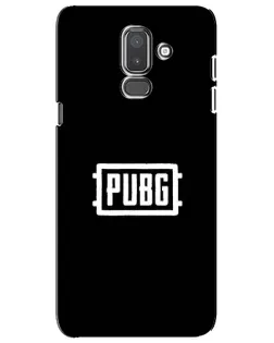 Чехол для Samsung Galaxy J8 2018 (J810) с картинкой «Лого BMW — металлический блеск»