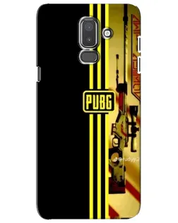 Чехол для Samsung Galaxy J8 2018 (J810) с картинкой «PUBG — камуфляжный шлем»