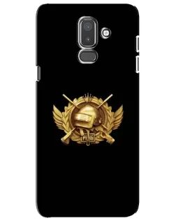 Чехол для Samsung Galaxy J8 2018 (J810) с картинкой «PUBG — оранжевый градиент»