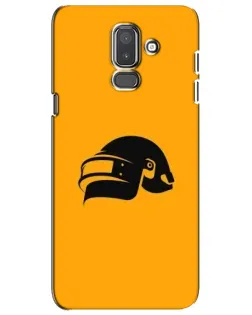 Чехол для Samsung Galaxy J8 2018 (J810) с картинкой «PUBG — золотой шлем»