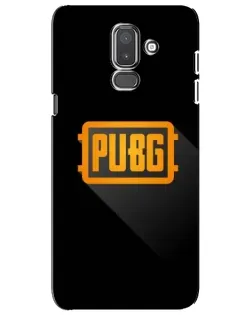 Чехол для Samsung Galaxy J8 2018 (J810) с картинкой «PUBG — рамка лого»