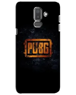 Чехол для Samsung Galaxy J8 2018 (J810) с картинкой «PUBG — золотой логотип»