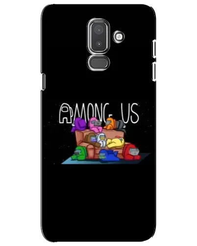 Чехол для Samsung Galaxy J8 2018 (J810) с картинкой «Логотип Among Us» Чехол для Samsung Galaxy J8 2018 (J810) с картинкой «Логотип Among Us»
