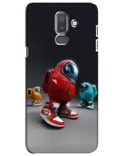 Чехол для Samsung Galaxy J8 2018 (J810) с картинкой «Among Us — 3D стиль»