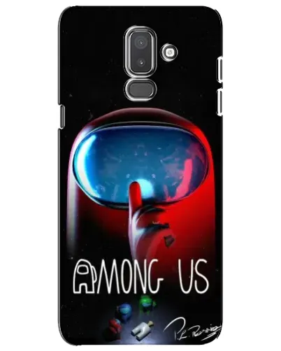 Чехол для Samsung Galaxy J8 2018 (J810) с картинкой «Красный импостер — макро» Чехол для Samsung Galaxy J8 2018 (J810) с картинкой «Красный импостер — макро»