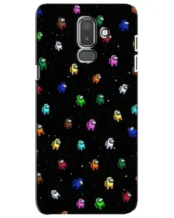 Чехол для Samsung Galaxy J8 2018 (J810) с картинкой «Экипаж Among Us»