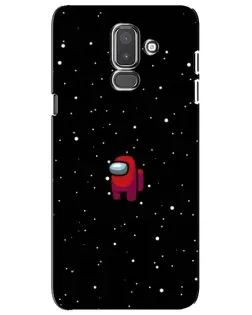Чехол для Samsung Galaxy J8 2018 (J810) с картинкой «Красный Among Us»