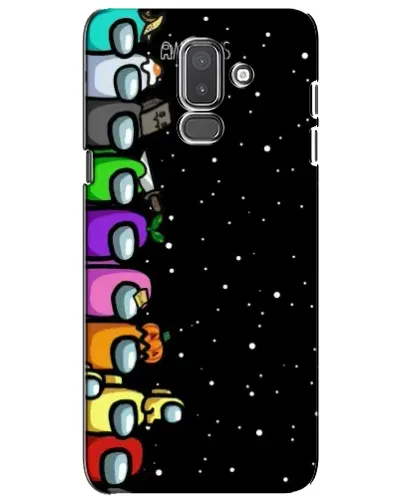Чехол для Samsung Galaxy J8 2018 (J810) с картинкой «Команда Among Us» Чехол для Samsung Galaxy J8 2018 (J810) с картинкой «Команда Among Us»