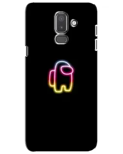Чехол для Samsung Galaxy J8 2018 (J810) с картинкой «Among Us градиент»