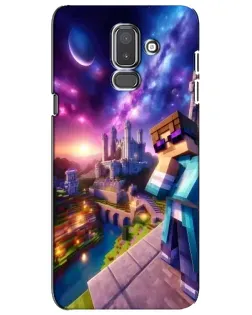 Чехол для Samsung Galaxy J8 2018 (J810) с картинкой «Стив и космос»