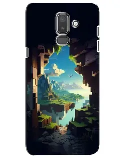 Чехол для Samsung Galaxy J8 2018 (J810) с картинкой «Вид из пещеры»