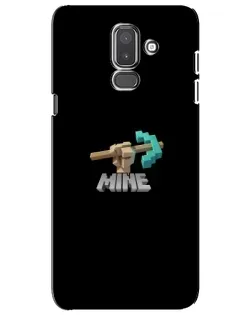Чехол для Samsung Galaxy J8 2018 (J810) с картинкой «Алмазная кирка»