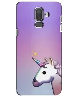 Чехол для Samsung Galaxy J8 2018 (J810) с картинкой «Единорог градиент» Чехол для Samsung Galaxy J8 2018 (J810) с картинкой «Единорог градиент»