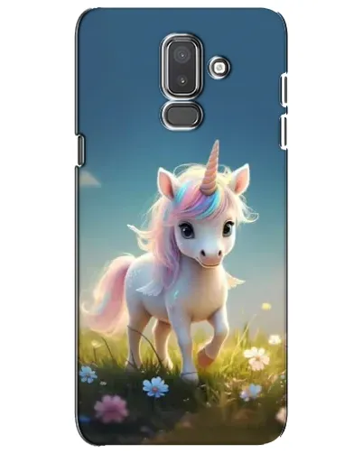 Чохол для Samsung Galaxy J8 2018 (J810) з картинкою «Єдиноріг на галявині» Чохол для Samsung Galaxy J8 2018 (J810) з картинкою «Єдиноріг на галявині»