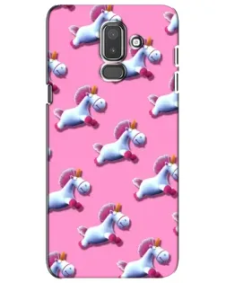 Чехол для Samsung Galaxy J8 2018 (J810) с картинкой «Единороги на розовом» Чехол для Samsung Galaxy J8 2018 (J810) с картинкой «Единороги на розовом»