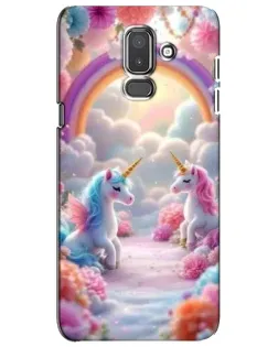 Чехол для Samsung Galaxy J8 2018 (J810) с картинкой «Радуга и единороги» Чехол для Samsung Galaxy J8 2018 (J810) с картинкой «Радуга и единороги»