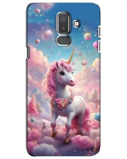 Чохол для Samsung Galaxy J8 2018 (J810) з картинкою «Єдиноріг серед хмар»