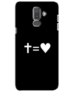 Чохол для Samsung Galaxy J8 2018 (J810) з картинкою «Хрест та Серце»