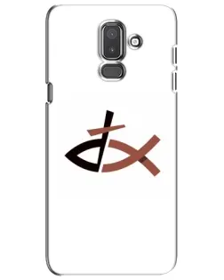 Чохол для Samsung Galaxy J8 2018 (J810) з картинкою «Риба та хрест»