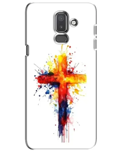 Чохол для Samsung Galaxy J8 2018 (J810) з картинкою «Акварельний хрест» Чохол для Samsung Galaxy J8 2018 (J810) з картинкою «Акварельний хрест»