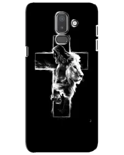Чехол для Samsung Galaxy J8 2018 (J810) с картинкой «Сияющий крест Jesus»