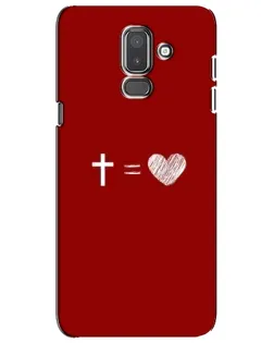 Чехол для Samsung Galaxy J8 2018 (J810) с картинкой «Уравнение любви»