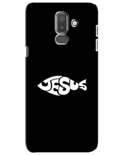 Чехол для Samsung Galaxy J8 2018 (J810) с картинкой «Рыба Jesus»