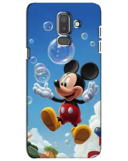 Чехол для Samsung Galaxy J8 2018 (J810) с картинкой «Mickey и мыльные пузыри» Чехол для Samsung Galaxy J8 2018 (J810) с картинкой «Mickey и мыльные пузыри»