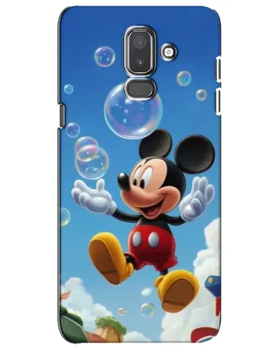 Чехол для Samsung Galaxy J8 2018 (J810) с картинкой «Mickey и мыльные пузыри»