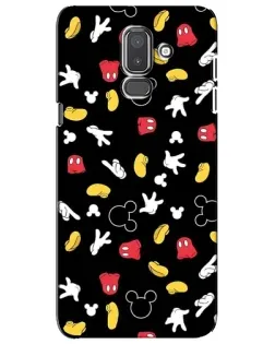 Чехол для Samsung Galaxy J8 2018 (J810) с картинкой «Графический принт лапок»