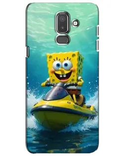 Чехол для Samsung Galaxy J8 2018 (J810) с картинкой «Спанч Боб на гидроцикле» Чехол для Samsung Galaxy J8 2018 (J810) с картинкой «Спанч Боб на гидроцикле»