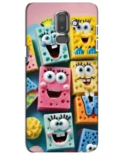 Чехол для Samsung Galaxy J8 2018 (J810) с картинкой «Цветные губки» Чехол для Samsung Galaxy J8 2018 (J810) с картинкой «Цветные губки»