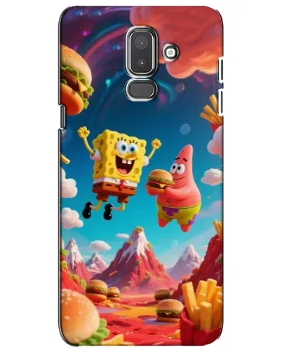 Чехол для Samsung Galaxy J8 2018 (J810) с картинкой «Космический фастфуд»