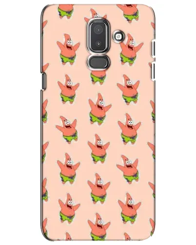 Чехол для Samsung Galaxy J8 2018 (J810) с картинкой «Патрик Стар паттерн»