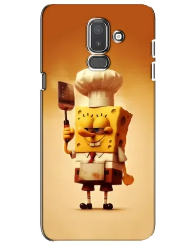 Чехол для Samsung Galaxy J8 2018 (J810) с картинкой «Губка Боб повар»