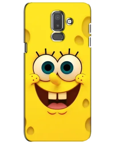Чехол для Samsung Galaxy J8 2018 (J810) с картинкой «Губка Боб улыбка»