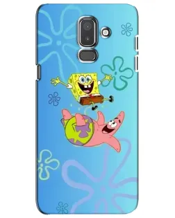 Чехол для Samsung Galaxy J8 2018 (J810) с картинкой «Спанч Боб и Патрик»