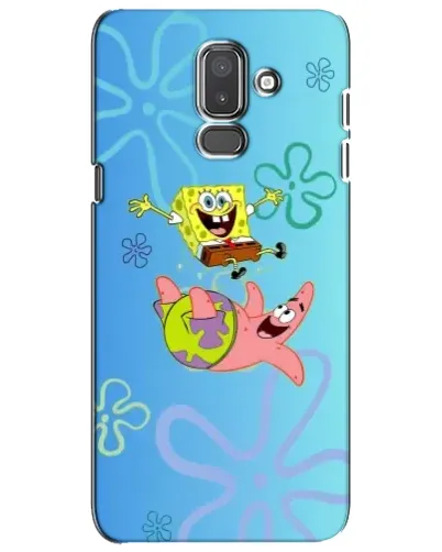 Чехол для Samsung Galaxy J8 2018 (J810) с картинкой «Спанч Боб и Патрик»