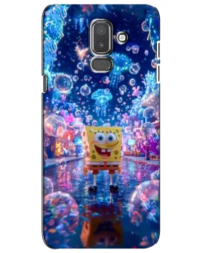 Чехол для Samsung Galaxy J8 2018 (J810) с картинкой «Неоновый океан»