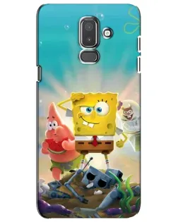 Чехол для Samsung Galaxy J8 2018 (J810) с картинкой «Спанч Боб победитель»