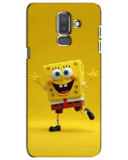 Чехол для Samsung Galaxy J8 2018 (J810) с картинкой «Позитивный Губка Боб»