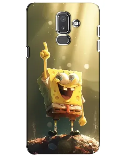 Чехол для Samsung Galaxy J8 2018 (J810) с картинкой «Сияющий Спанч Боб»