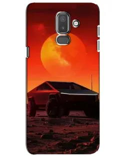 Чехол для Samsung Galaxy J8 2018 (J810) с картинкой «Cybertruck на Марсе»
