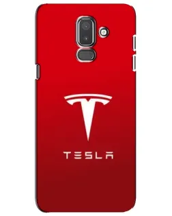 Чехол для Samsung Galaxy J8 2018 (J810) с картинкой «Tesla Red Classic»