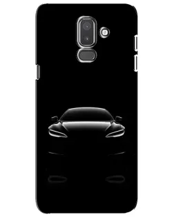 Чехол для Samsung Galaxy J8 2018 (J810) с картинкой «Силуэт Tesla Night»
